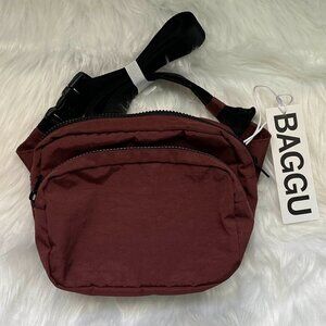 NWT Baggu Fanny Pack — Mahogany